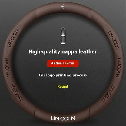 Lincoln Leather Steering Wheel Cover