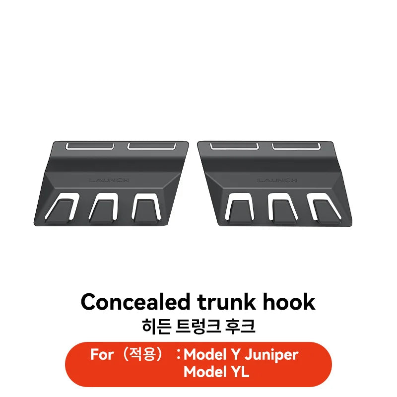 Tesla Model Y Juniper Trunk Hooks Concealed Cargo Clips Left & Right