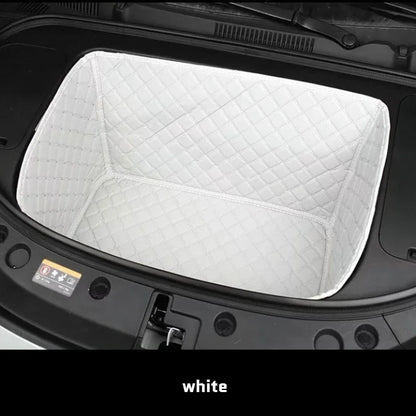 Geely EX2 Front Cargo Liner – Leather-Style Protection Mat - WHITE