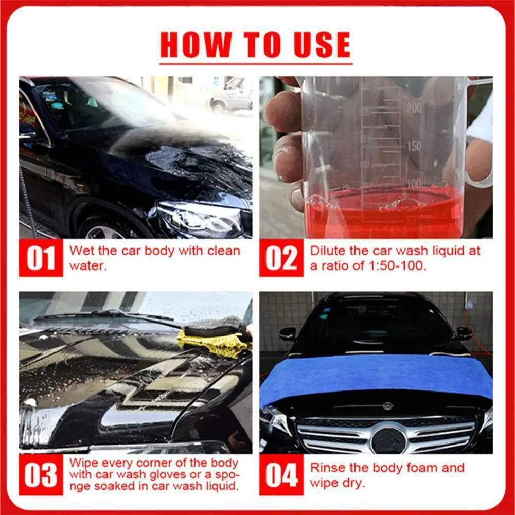 Super Foam Car Wash Liquid – High Concentration Cleaning Formula for Auto Detailing - 100ml