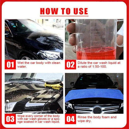 Super Foam Car Wash Liquid – High Concentration Cleaning Formula for Auto Detailing - 100ml