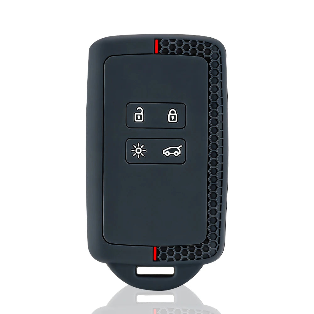 Renault & Dacia Card Key Cover — Clio, Captur, Megane, Duster - Red Line