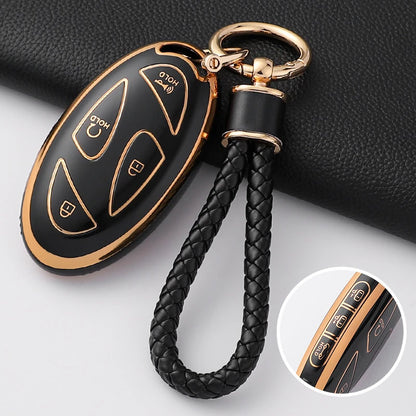Soft TPU Key Case Cover Shell Hyundai Ionic 6 Grandeur GN7 Kona EV
