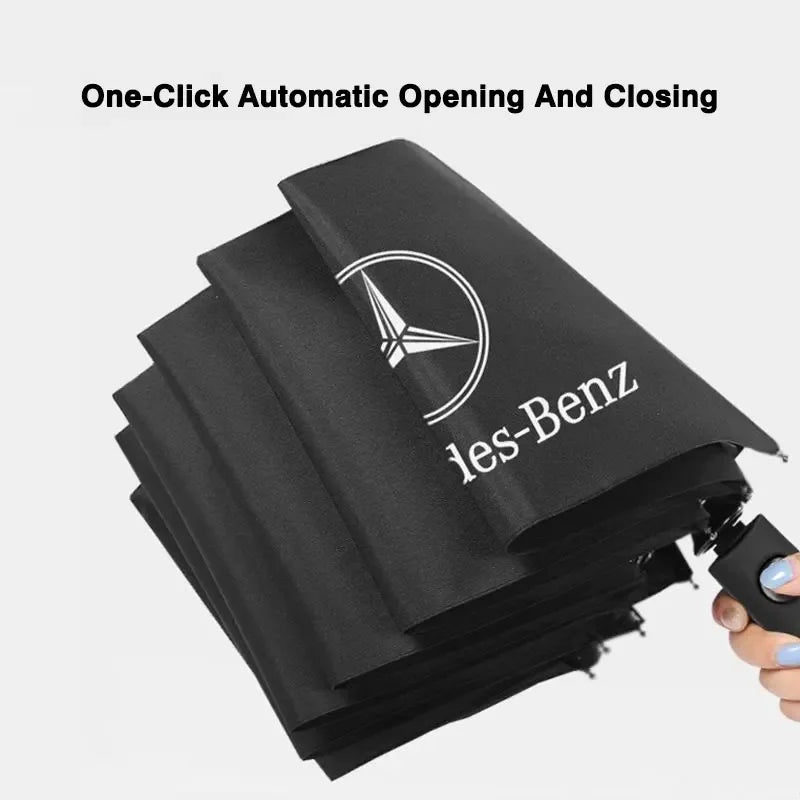 Mercedes-Benz Car Umbrella | Automatic Folding Windproof Sunshade - 