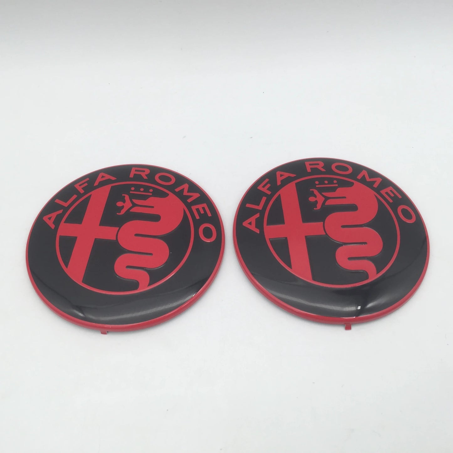 Alfa Romeo 147 156 159 74mm Front Hood Emblem Badge 2pcs