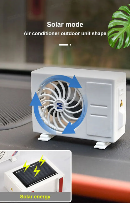 Solar Powered Car Air Freshener Diffuser AC Vent Aromatherapy Ornament - Lavender
