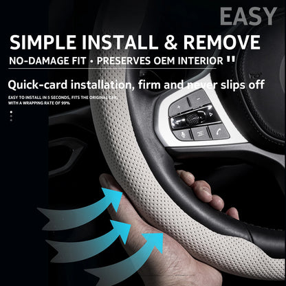GAC AION Perforated Nappa Steering Wheel Cover