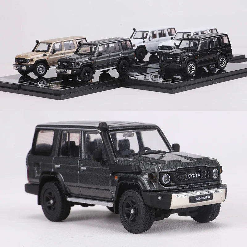 Toyota Land Cruiser LC76 / LC70 SUV – Model Car - Black right