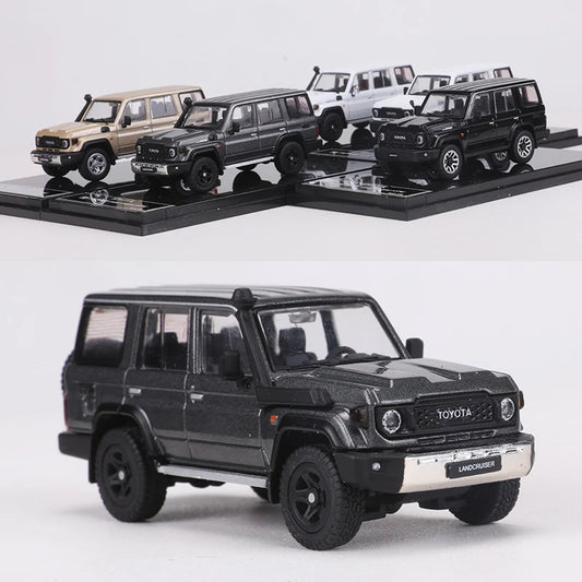 Toyota Land Cruiser LC76 / LC70 SUV – Model Car - Black right