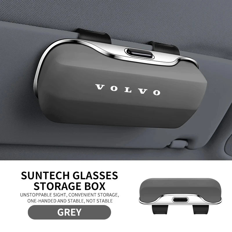 Volvo Car Sunglasses Holder Clip - Beige VOLVO