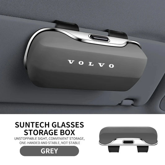 Volvo Car Sunglasses Holder Clip - Beige VOLVO