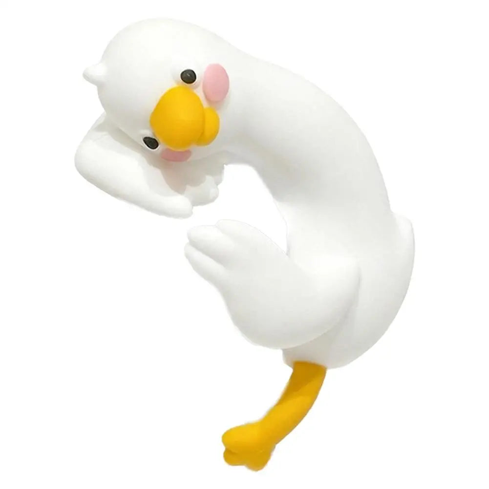 Resin Mini Goose Figurines for Car Dashboard & Desk Decor