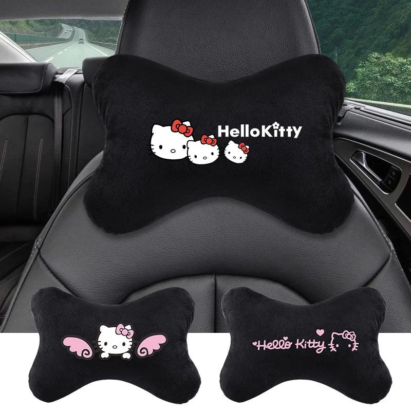 Hello Kitty Neck Support Pillow Auto Headrest Car Seat Cushion
