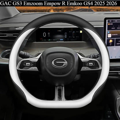 Leather Steering Wheel Cover for GAC GS3 GS4 Emzoom Empow Emkoo