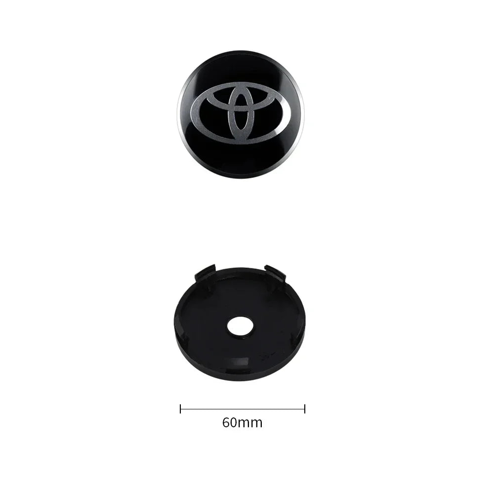 4Pcs 60MM Toyota Wheel Center Hub Caps