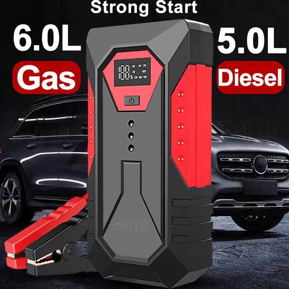 GKFLY 2000A Portable Car Jump Starter – 12V Battery Booster & Power Bank for Petrol & Diesel Vehicles - 