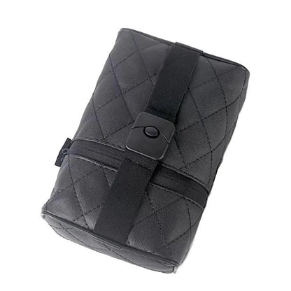 Leather Car Tissue Box Headrest Hanging Storage Bag Coal Ball Design