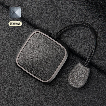 Zinc Alloy Leather Key Cover for Geely ZEEKR 001 7X 009 X Car Fob