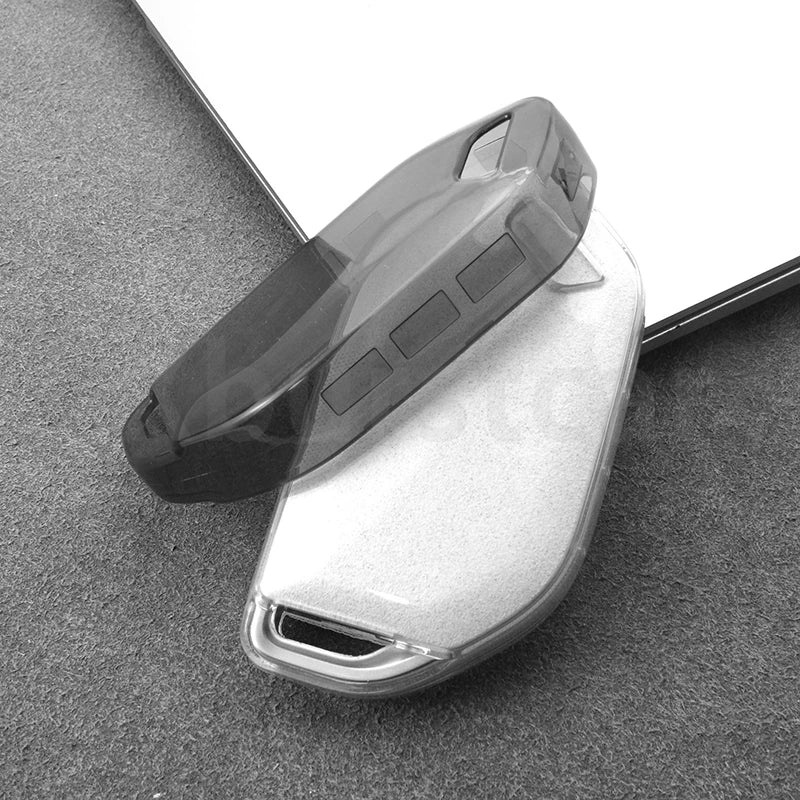 Kia Transparent TPU Key Case — EV9, K5, Carnival, Picanto