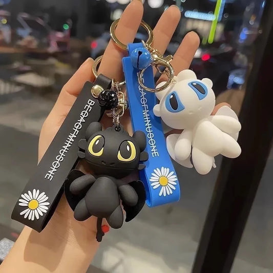 Kawaii Toothless Dragon PVC Keychain – Cute Anime Night Fury Bag Pendant for Kids & Teens