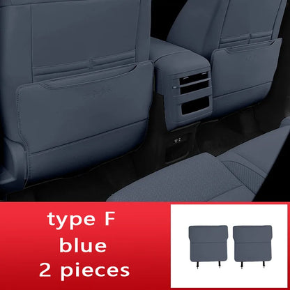 BYD Ti7 Seat Back Protector Mat with Storage - type F