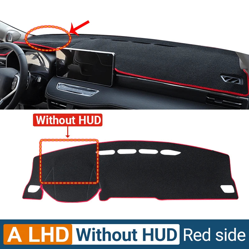 Haval Jolion Dash Mat - No HUD Red LHD / -