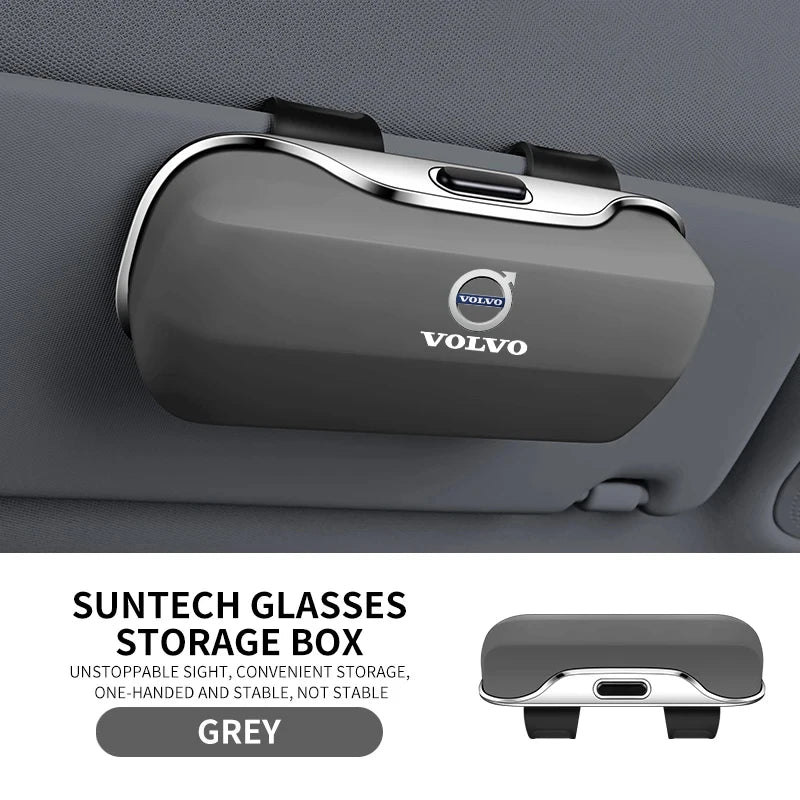 Volvo Car Sunglasses Holder Clip - Beige VOLVO