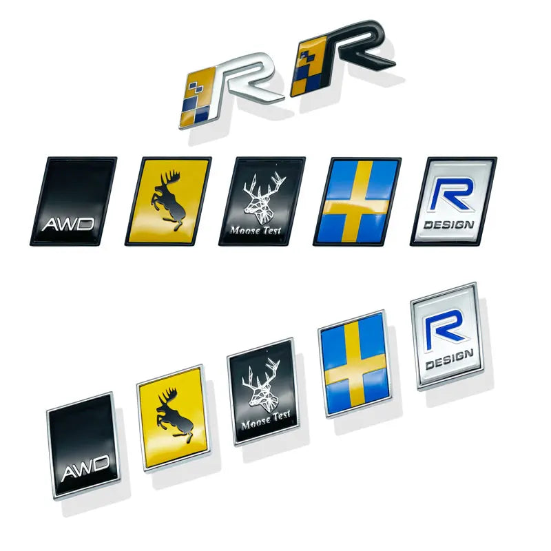Volvo R-Design Metal Badge