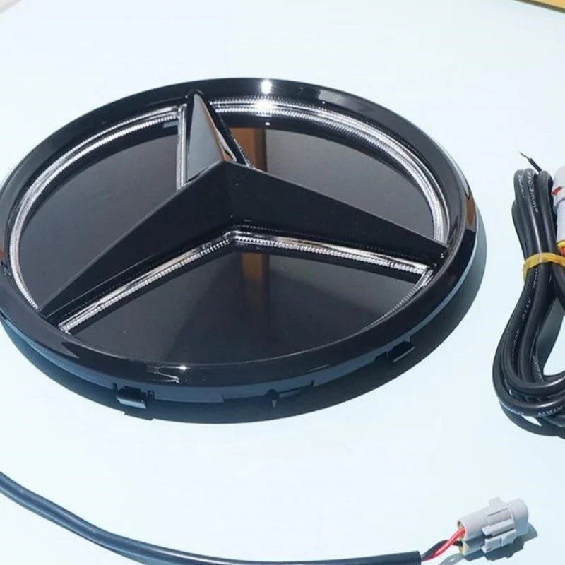 LED Illuminated Mercedes-Benz Star Grille Emblem – Front LED Logo Badge