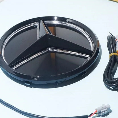 LED Illuminated Mercedes-Benz Star Grille Emblem – Front LED Logo Badge
