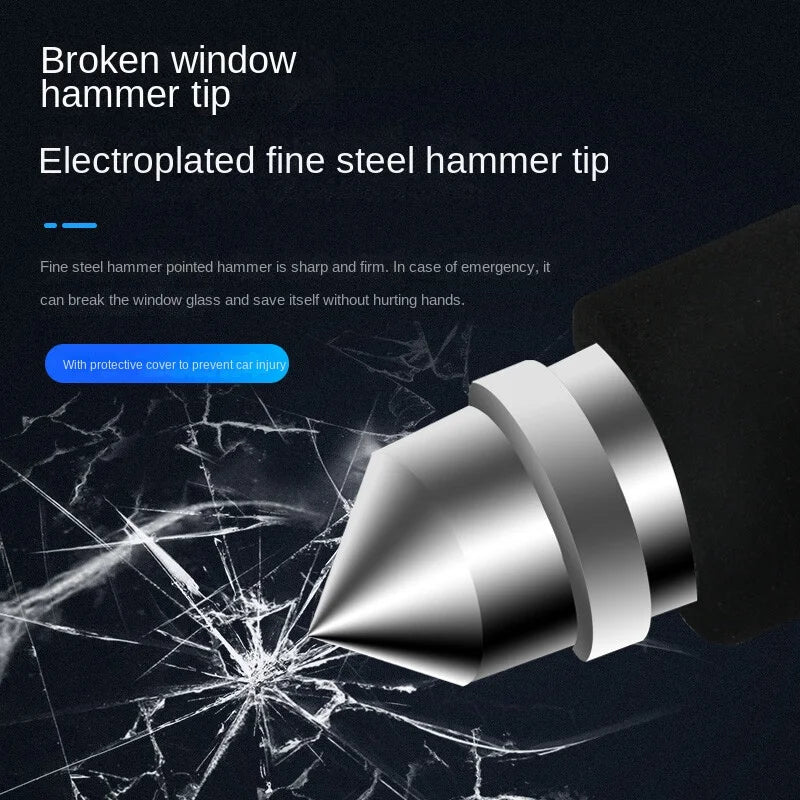 Steering Wheel Lock Anti-Theft Device Adjustable Double Hook Retractable Clamp