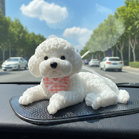 Silicone Dog Car Dashboard Ornament Stress Relief Gag Toy