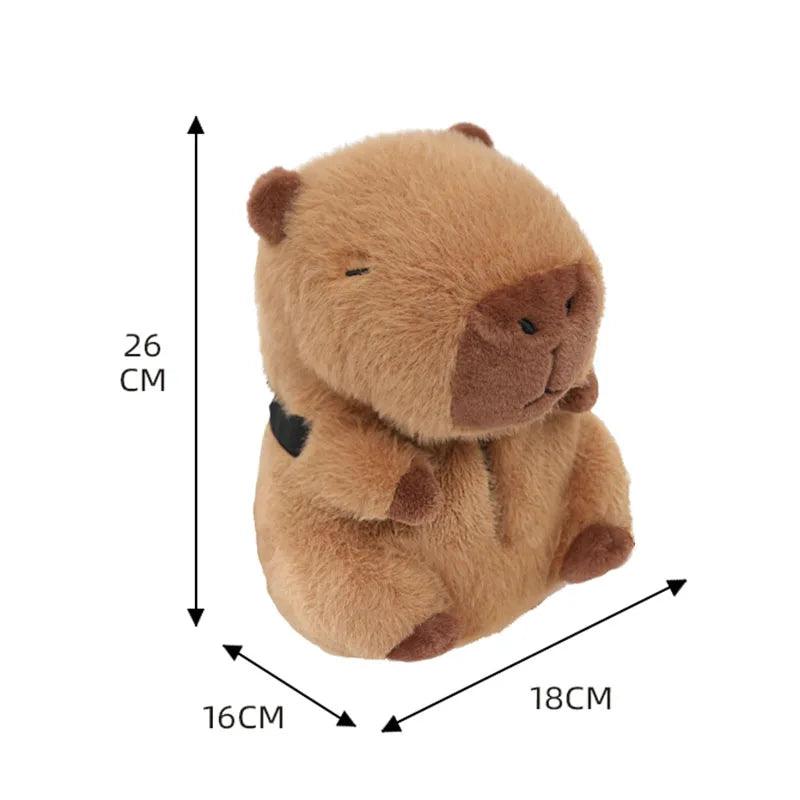 Capybara Plush Car Tissue Box Holder - Backseat Hanging Organizer