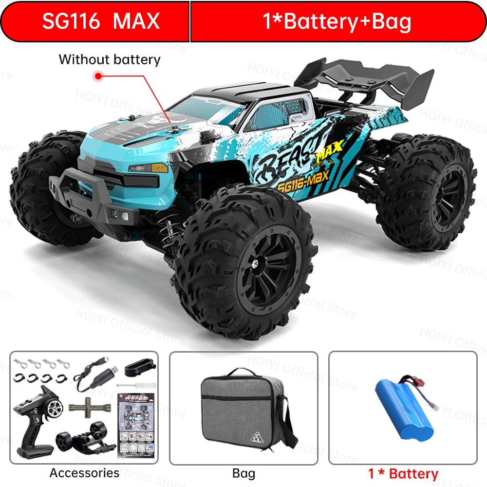 RC 4WD Drift Car, High-Speed Racing (80/40KMH) - SG116 PRO 1B FB