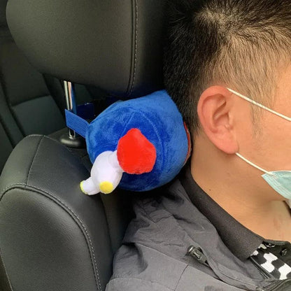Cylindrical Car Neck Pillow Headrest Support - Universal Auto