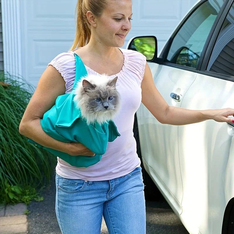 Comfy Soothing Car Cat Carrier - Stress-Free Pet Travel Solution