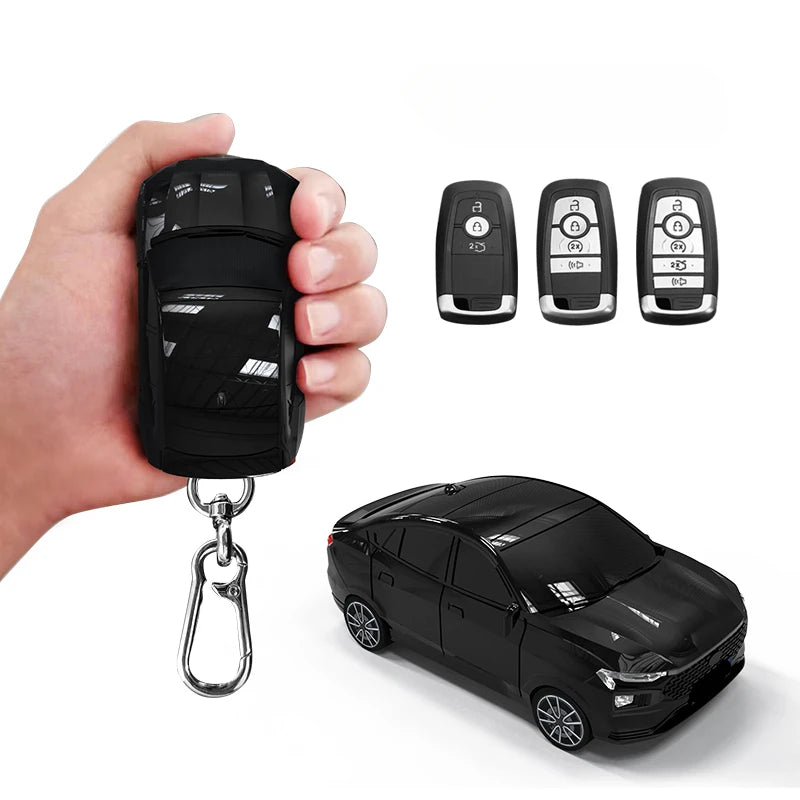 Ford Car-Shaped Key Fob Cover – Mustang, Focus, F-150 & More