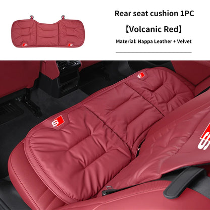 Audi Seat Covers | Universal Front & Rear Cushion Protectors - Cushion Mocha Brown