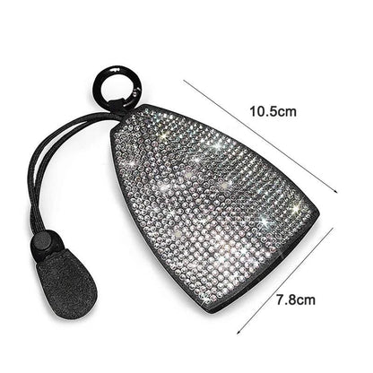 Diamond Crystal Car Key Chain Cover - Bling Rhinestone Keyring Holder