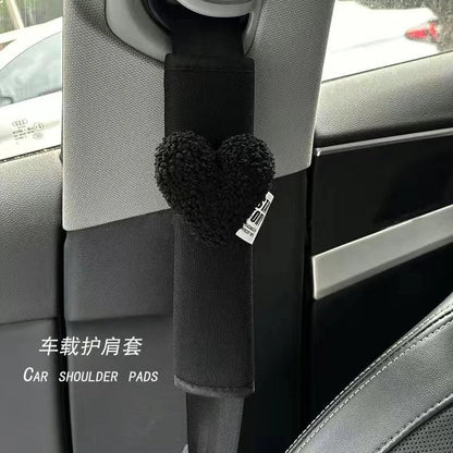 Love Heart Soft Seat Belt Cover Shoulder Pad Cushion