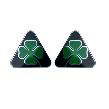 Alfa Romeo Quadrifoglio Black Clover Badge Emblem