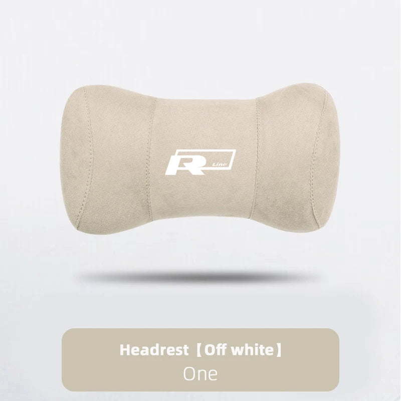 VW Suede Car Headrest Pillow