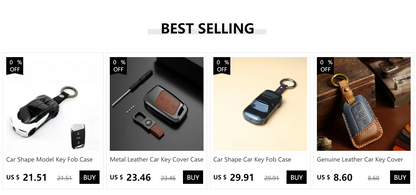 Volkswagen Car-Shaped Key Fob Cover – Golf, Passat & Tiguan