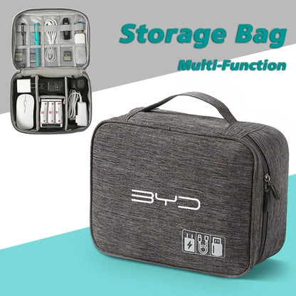 BYD Car Multi-Function Storage Bag Travel Organizer with Compartments