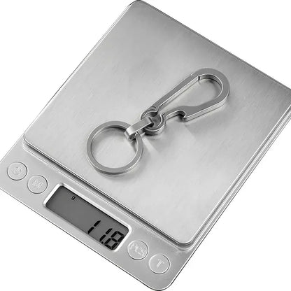 Titanium Carabiner Keychain with Bottle Opener