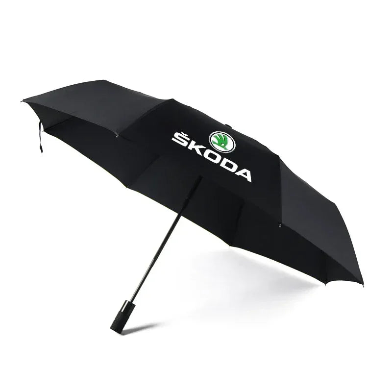 Skoda Automatic Folding Car Umbrella - 
