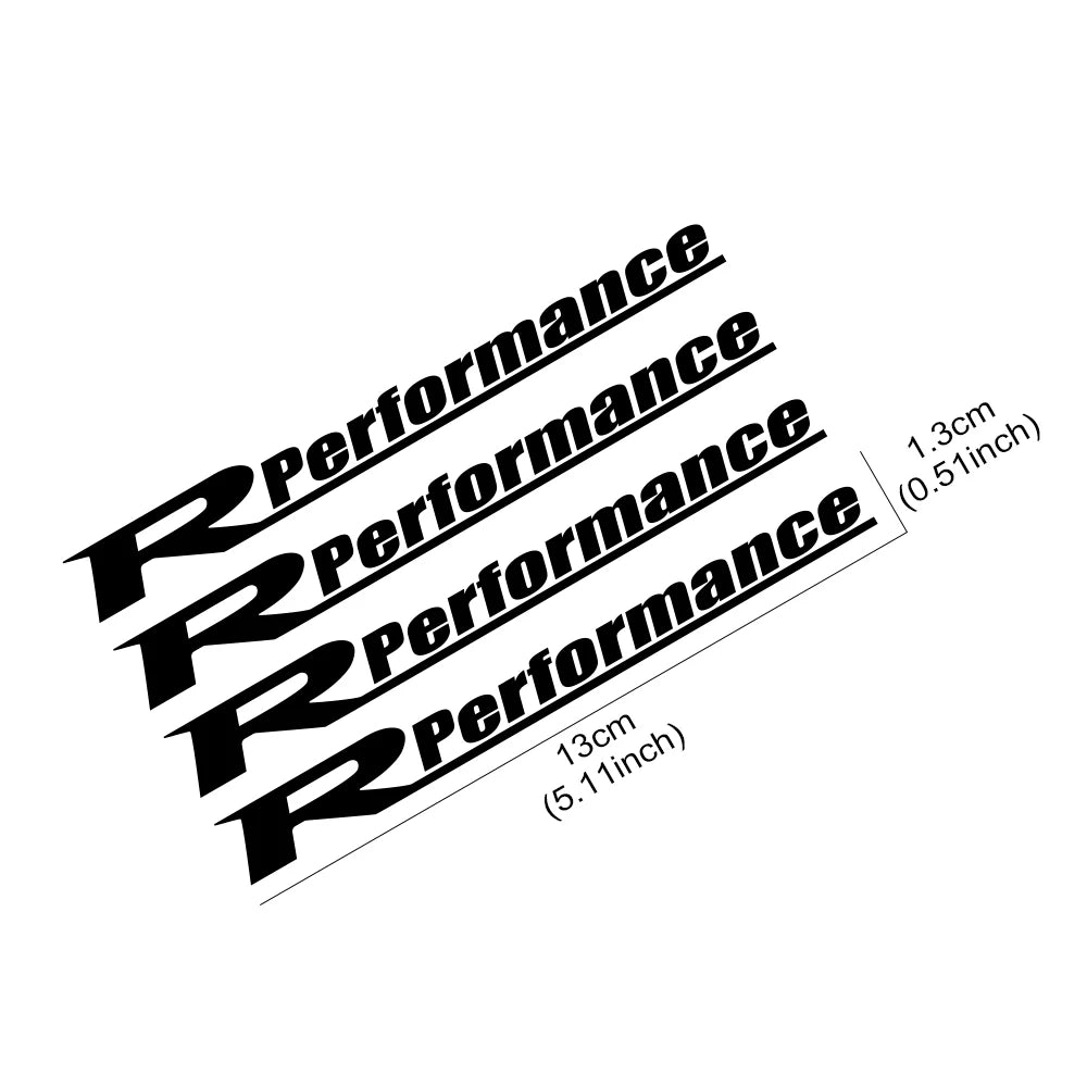 Reflective Car Wheel Stickers – Rim Hub Racing Style Vinyl Decals, Waterproof Auto Accessories - Reflective Silver / 1 Set