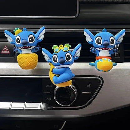Disney Stitch Car Air Freshener Vent Clip - Anime Figure Ornament - A
