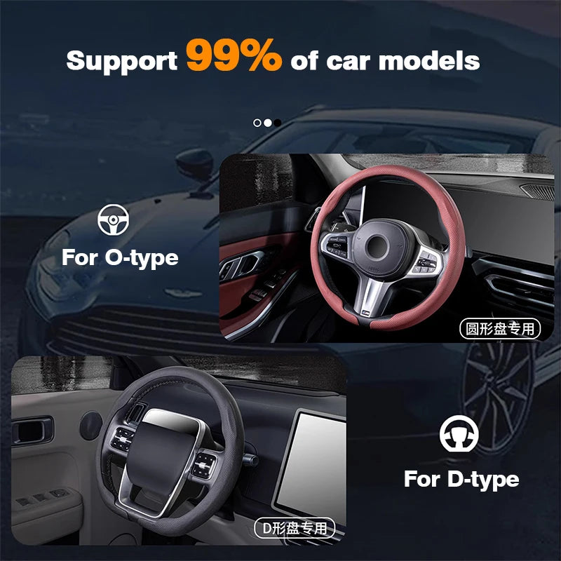 Genesis Nappa Leather Steering Wheel Cover