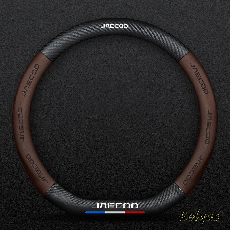 Chery Jaecoo Microfibre Steering Wheel Cover - Brown